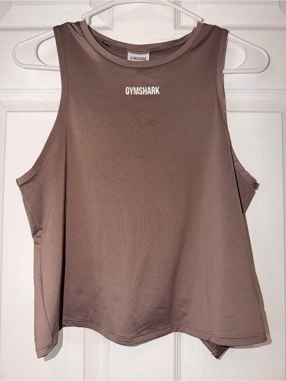 Gymshark Women's Taupe Muscle Tank - Brown